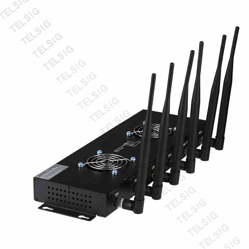 Fixed 24hs Radio Jamming Device , Stable Signal Blocking Cell Phone Signal Blocker Jammer
