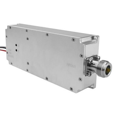 GaN Material N-End 90W 2400-2500MHz Circulator Jammer Module for Anti UAV Red Black Enable Wire Power Supply