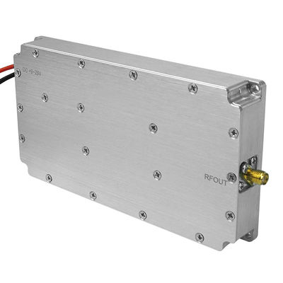 Aluminum Alloy 50W RF Amplifier Module Super Frequency Band 5000-6000MHz Signal Source For Jammer Application