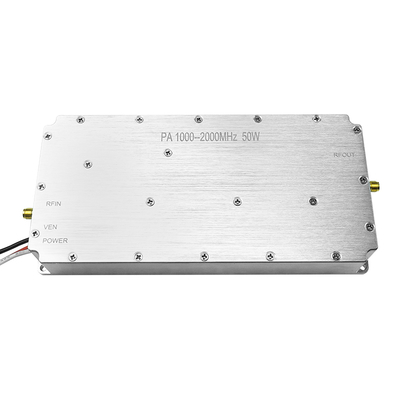 50W 100-2000MHz wifi 5g drone FPV UAV signal blocker countermeasure rf power amplifier module
