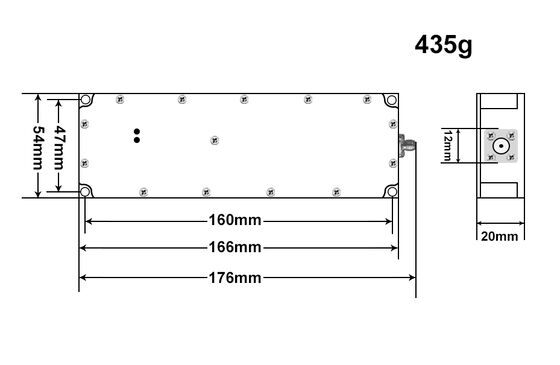 Light weight 50W 2g 3g 4g 5g GaN FPGA rf drone jammer module for Security system