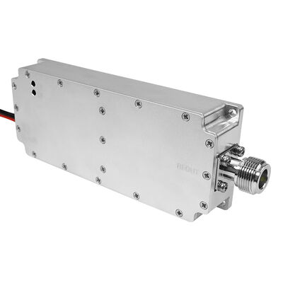 N type GaN solution aluminum case 50W 6.5GHz 7.5GHz drone signal jammer module aplifieration
