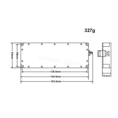 Tailor-made frequency  400-3800MHz 100W 24V-28V Voltage Regulator drone jammer module