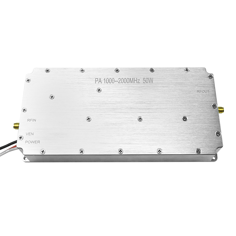 50W 100-2000MHz wifi 5g drone FPV UAV signal blocker countermeasure rf power amplifier module