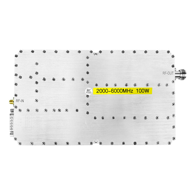Wide band 2000-6000MHz 100W GPS Drone FPV UAV  signal block RF power amplifier