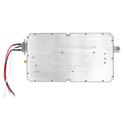 ماژول تقویت کننده توان پهن باند 50 وات 47dbm 300-2000 مگاهرتز برای حوزه ارتباطات