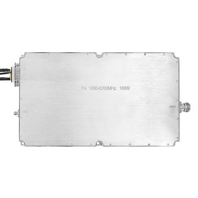 تقویت‌کننده RF پرقدرت 100 وات، باند 2000-6200 مگاهرتز، ضد پهپاد، 53dBm برای تجهیزات دفاعی پهپاد