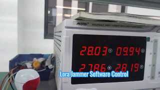 ماژول پارازیت دیجیتال lora سیگنال پهپاد کنترل شده با نرم افزار